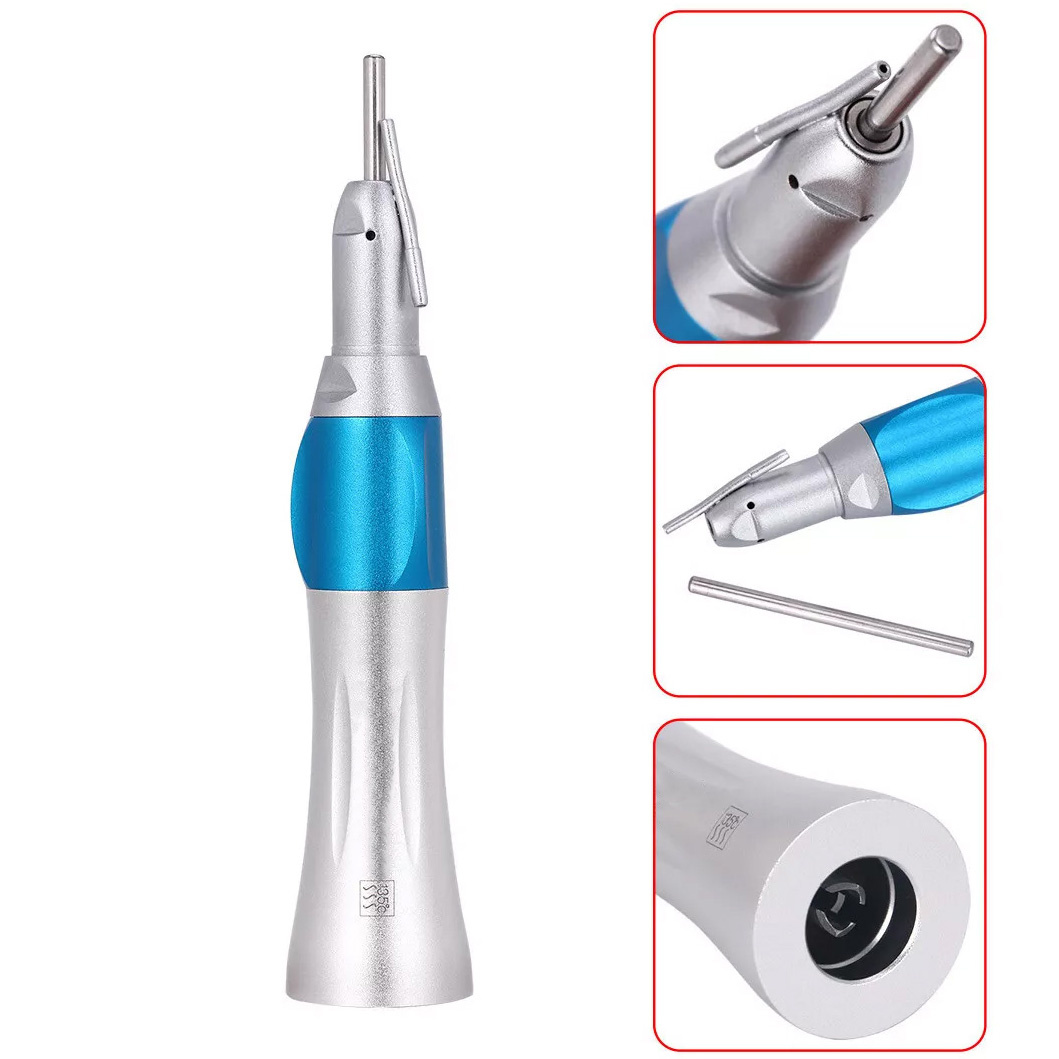 Dental Straight Nose Cone Handpiece 1:1 with External Irrigation Pipe